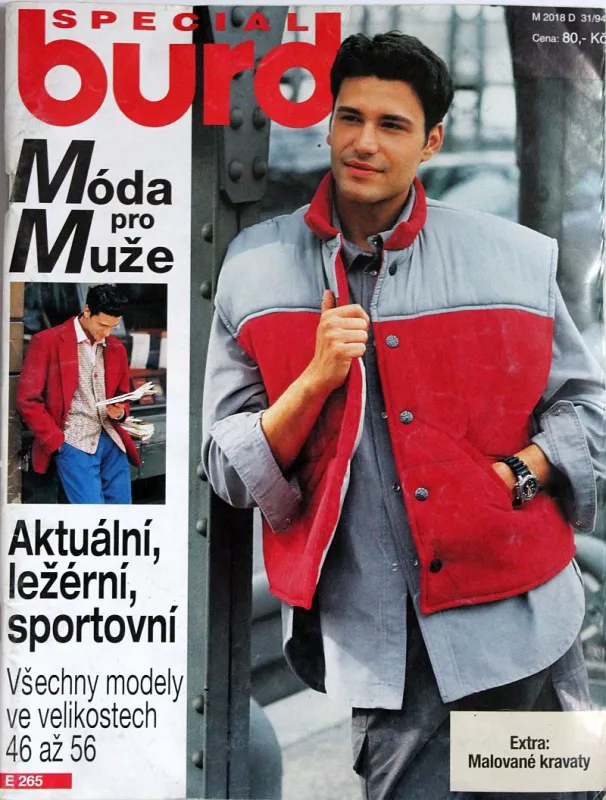 Burda - Móda pro muže E265 -CZ- časopis se střihy