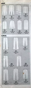 Burda - Móda pro plnoštíhlé 2/2003 -CZ- přehled střihů 2