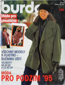Burda - Móda pro plnoštíhlé 3/1995 -CZ- časopis se střihy