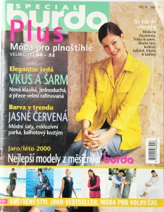 Burda PLUS - Móda pro plnoštíhlé 1,2/2000 -CZ- časopis se střihy