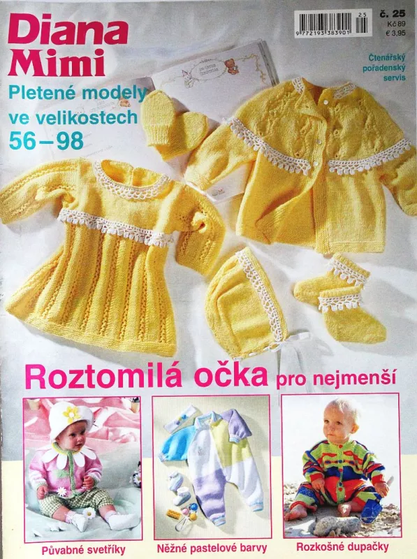 Diana MIMI - Pletené modely ve velikostech: 56-98 -CZ-