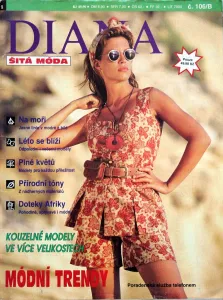 Diana - šitá móda č. 106/B -CZ- časopis se střihy