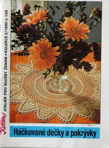 Háčkované dečky a pokrývky - Ateliér Květen 2/1990 -CZ-