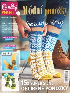 Módní ponožky - pletení barevných vzorů -CZ-