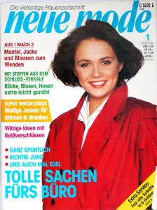 Neue Mode 1/1988 -N- časopis se střihy