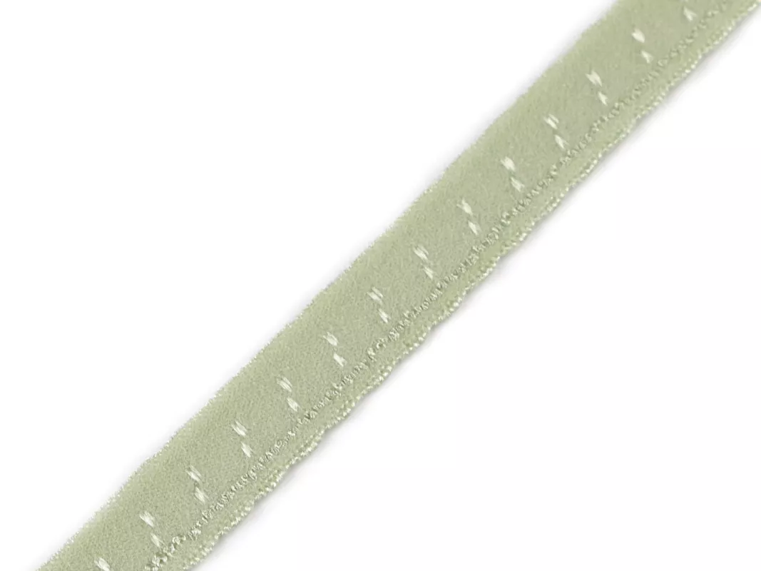 Pruženka lemovací ozdobná 10 mm - zelenkavá