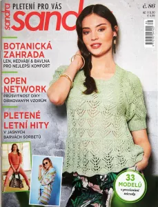 Sandra - pletení pro Vás č.86 -CZ- Pletené letní hity