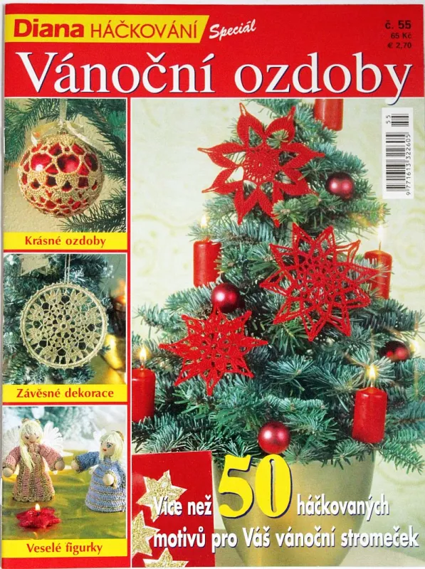 Vánoční ozdoby č. 55 - Diana Háčkování Speciál -CZ-