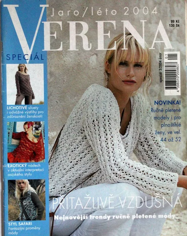 Verena jaro/léto 2004 - časopis o pletení s návody