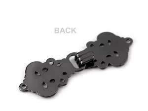 Zapínání ozdobné filigránové 21x59 mm - zadní strana