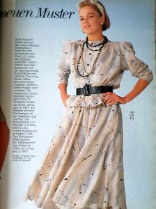 Burda 3/1985 RETRO -N- časopis se střihy