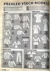 Burda 10/2007 -CZ- přehled střihů 1