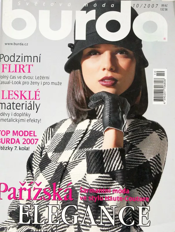 Burda 10/2007 -CZ- časopis se střihy