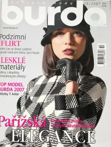 Burda 10/2007 -CZ- časopis se střihovou přílohou