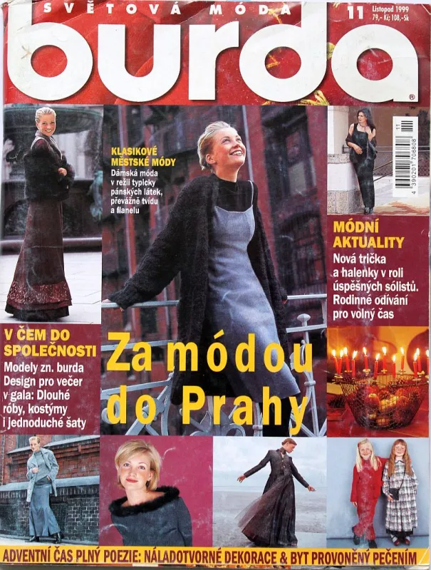 Burda 11/1999 -CZ- časopis se střihy 