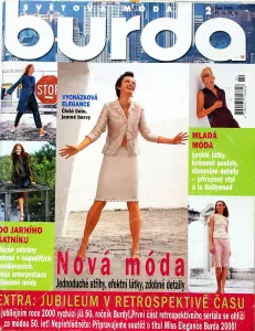 Burda 2/2000 -CZ- časopis se střihy