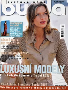 Burda 3/2003 -CZ- časopis se střihy