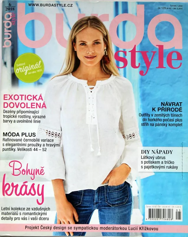 Burda 6/2018 -CZ- časopis se střihy
