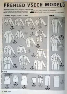 Burda 9/2003 -CZ- přehled střihů 1