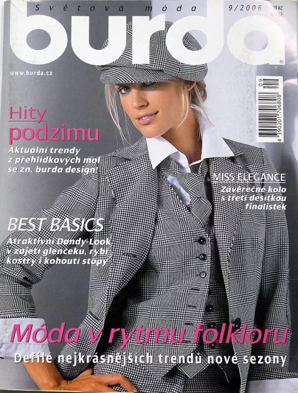 Burda 9/2006 -CZ- časopis se střihovou přílohou