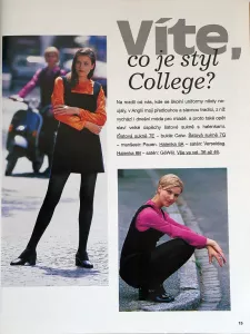 Burda - Miss B podzim 1995 -CZ- ukázka z časopisu 1