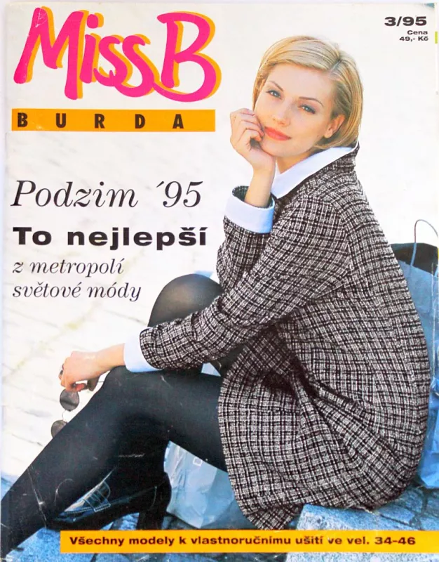 Burda - Miss B podzim 1995 -CZ- časopis se střihy