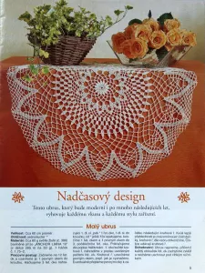 Dekorativní háčkování č. 17 -CZ- ukázka z časopisu