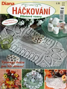 Háčkování - Filetové vzory č. 33 -CZ-