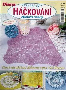 Háčkování - Filetové vzory č. 86 -CZ-