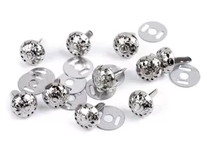 Hřeb dvounožkový / kovové nožičky na kabelky filigrán Ø10 mm