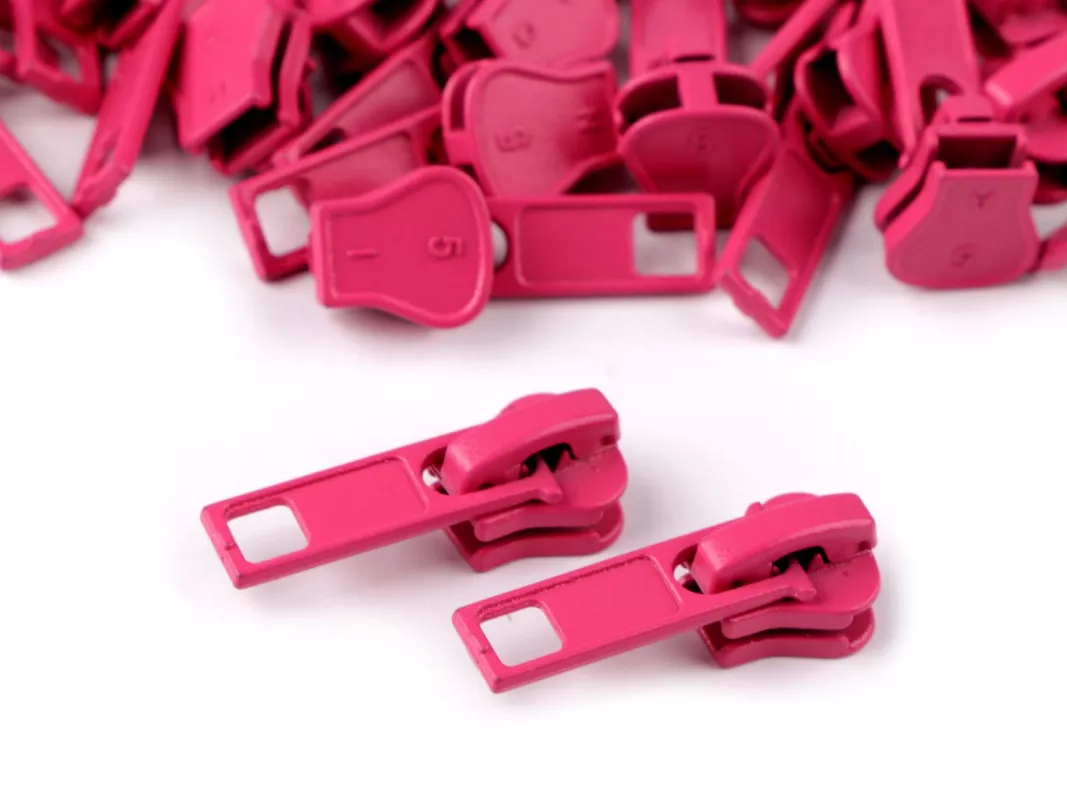 Jezdec ke kostěným zipům 5 mm - pink (růžová)