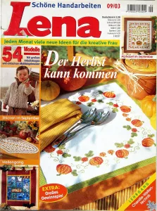 Lena č.9/2003 N- ruční práce pro ženy - časopis s přílohou