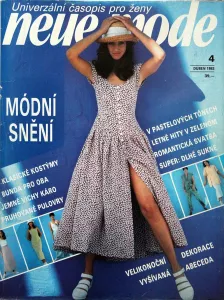 Neue Mode 4/1993 -CZ- časopis se střihy