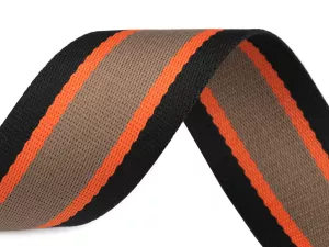Popruh oboustranný II. šíře 50 mm - béžovooranžová