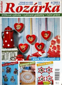Rozárka 4/2011 -CZ- SK- časopis pro výšivku a vyšívání