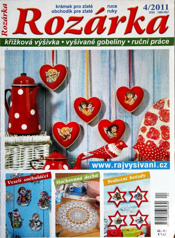 Rozárka 4/2011 -CZ- SK- časopis pro výšivku a vyšívání