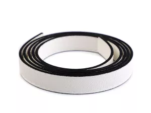 Ucha na tašky prošitá - polotovar - bílá mléčná