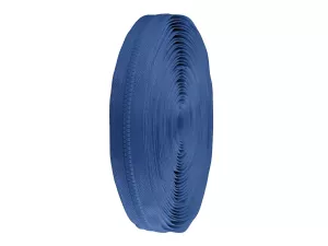 Zip kostěný No5 metráž - modrá jeans tmavá