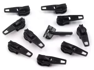 3 mm - jezdec pro spirálové zipy v šíři 3 mm