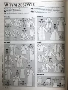 Burda 1/2010 -PL- přehled střihů 1