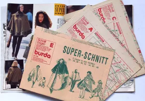 Burda 10/1989 -N- přehled střihových příloh