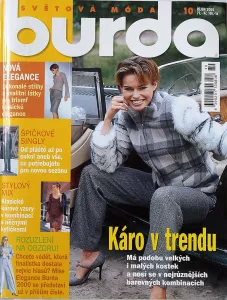 Burda 10/2000 -CZ- časopis se střihy
