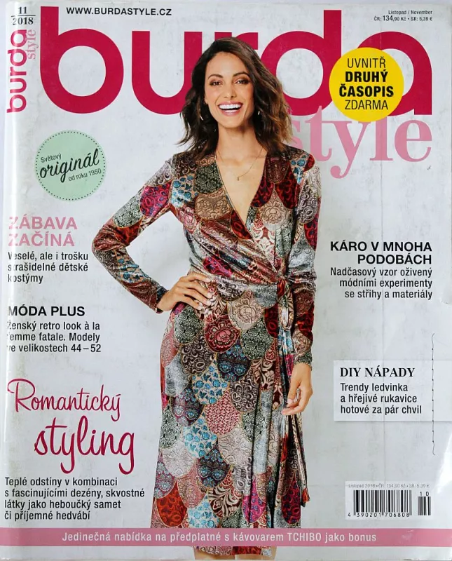 Burda 11/2018 -CZ- časopis se střihy