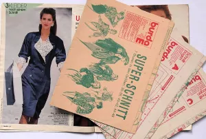 Burda 12/1989 -N- přehled střihových příloh