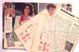 Burda 2/1983 RETRO -N- střihové přílohy ok