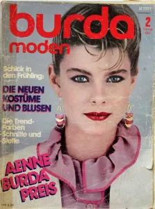 Burda 2/1983 RETRO -N- časopis se střihy
