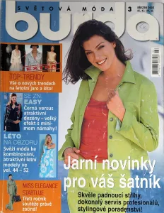 Burda 3/2002 -CZ- časopis se střihy