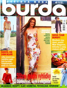 Burda 4/2000 -CZ- časopis se střihy