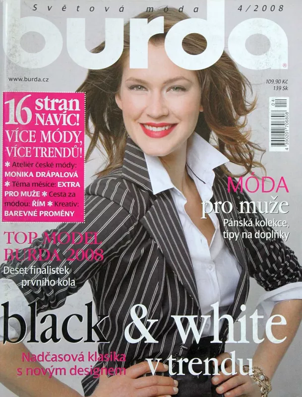 Burda 4/2008 -CZ- časopis se střihy (Var. 2)
