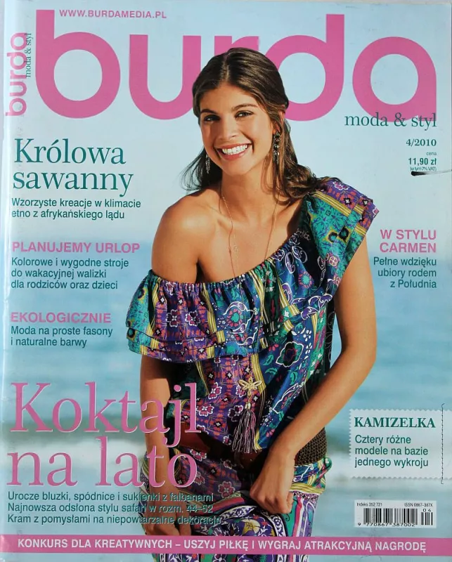 Burda 4/2010 -PL- časopis se střihy